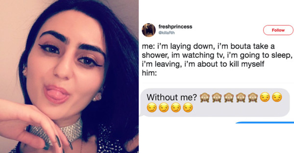 A Man Sent This Woman A Without Me Text That People Instantly And Hilariously Understood
