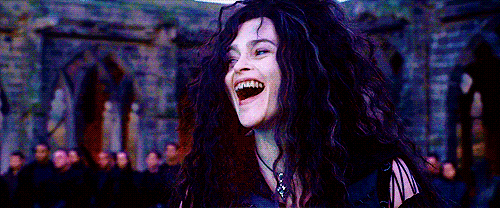 Admittedly it's a close call, but in my opinion Bellatrix is probably worse than Voldy. Whereas I think Voldemort thinks about his plans a little more, Bellatrix will just steam in and kill everybody.