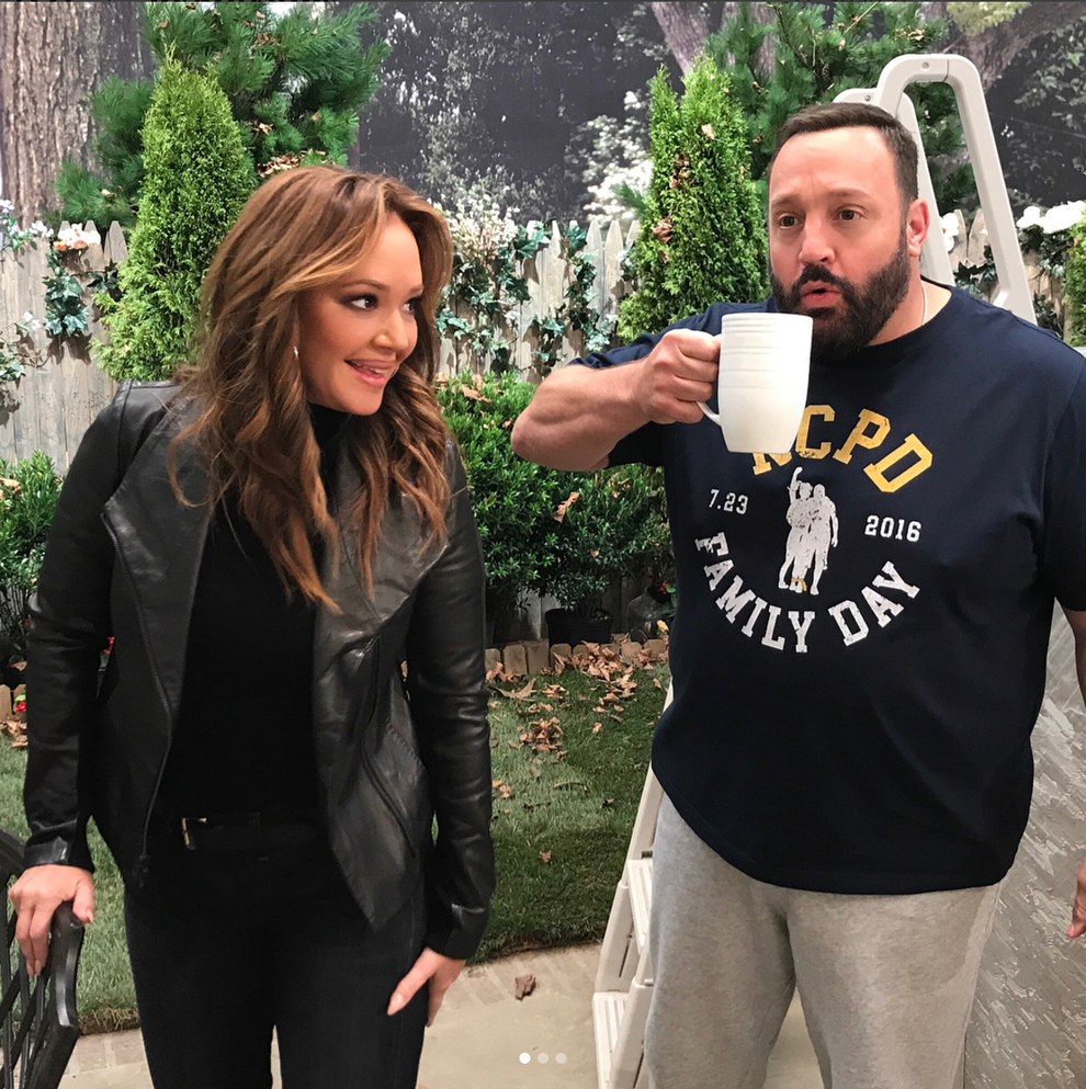 Leah Remini Posted This Instagram From The Set Of 