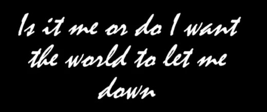 You bet! As the music changes, so does the look of the lyrics. This section has a slower tempo, so us normal speed singers finally get a chance to read and join in.