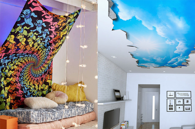 21 Ridiculously Clever Ways To Decorate Your Ceiling