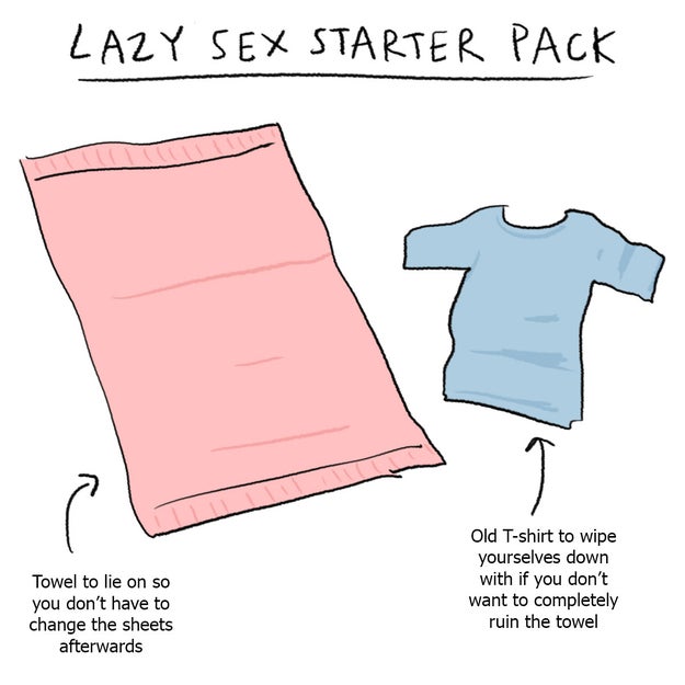 Sex without the laundry