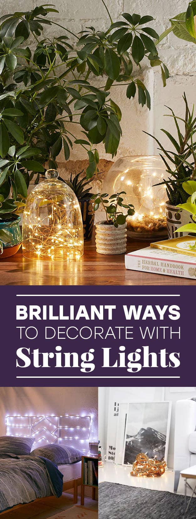 10 Ways to Use Fairy Lights Around Your Home