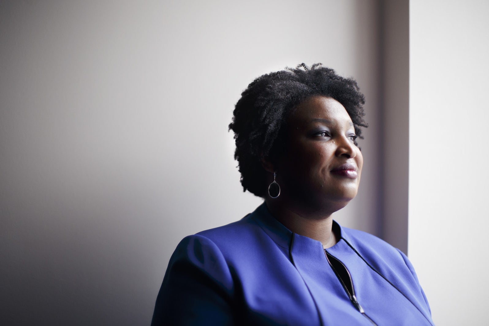 Former House Minority Leader for the Georgia General Assembly Stacey Abrams in her office in Atlanta in 2016.