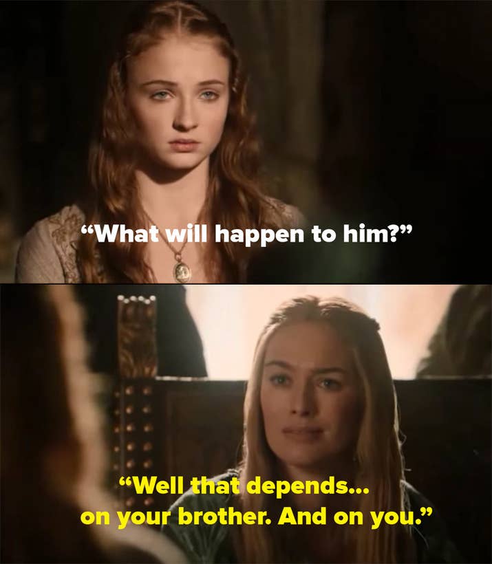 Sansa was still a naive child back then, and terrified of what would happen to her father – and to her. Cersei, Littlefinger, Varys, and Pycelle manipulate her into sending the letter, making her believe her father's life depends on it.