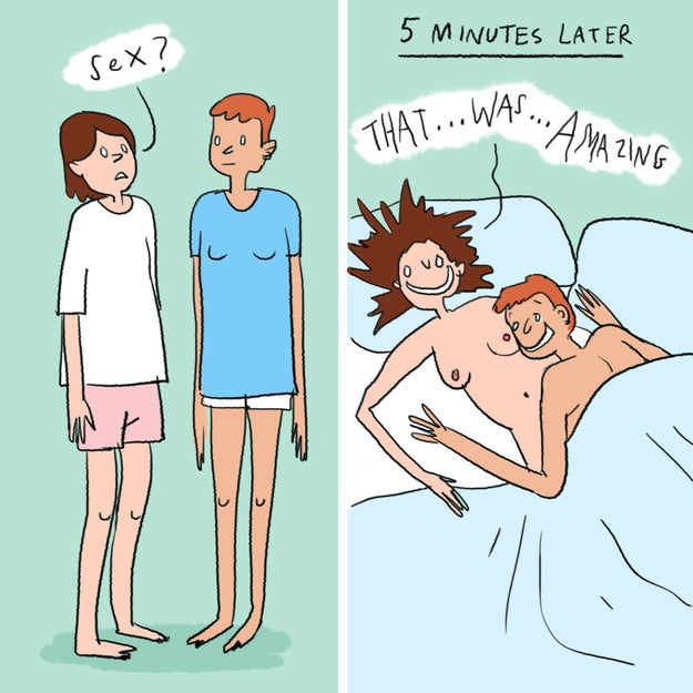 Even quicker than a quickie sex