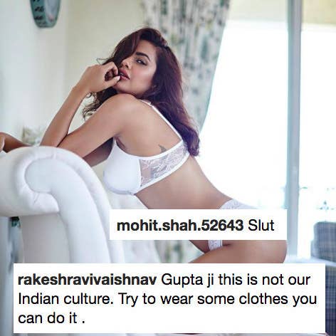 Gupta Ji Porn - Once Again Esha Gupta Thoroughly And Savagely Shut Down Men Who Slut-Shamed  Her On Instagram