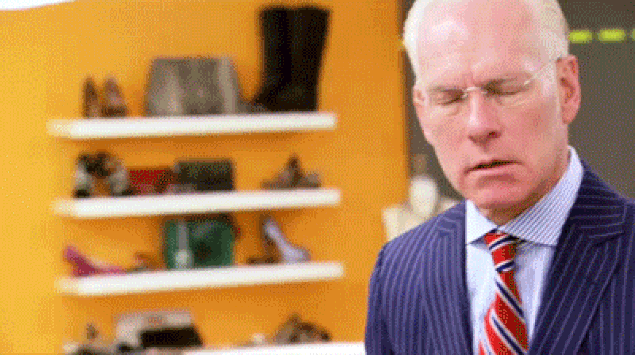 Employee: "Can I help you?" You: "No, I don’t think anyone can."