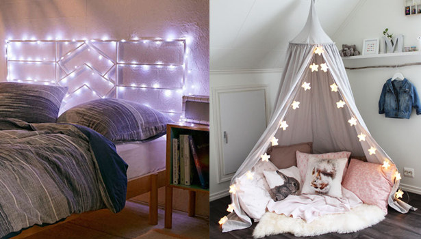 26 Ways Decorate Your Home String Lights