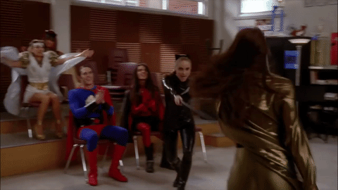 We should all aspire to achieve Kitty's skill level with a whip. Her and Marley were the heroines that the glee club needed in the post-Rachel era, and this 80's anthem demonstrates exactly why.