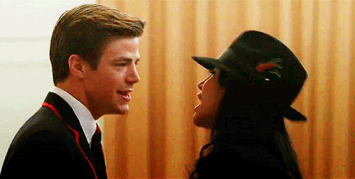 Santana and Sebastien were the baddest bitches in New Directions and the Warblers, respectively. Their heated confrontation (underscored by some sweet cello-ing) blew me away. Also, for a gay man and a lesbian, they had a ton of sexual chemistry.