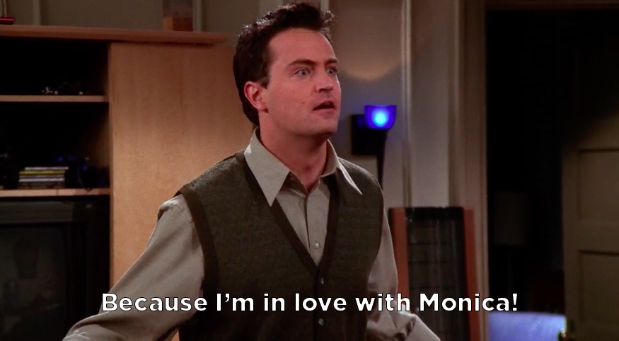 We bet you never noticed THIS about Monica and Chandler's