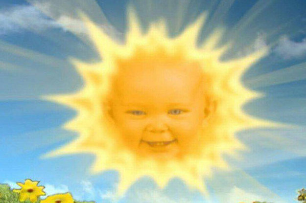 tellie tubbies sun baby