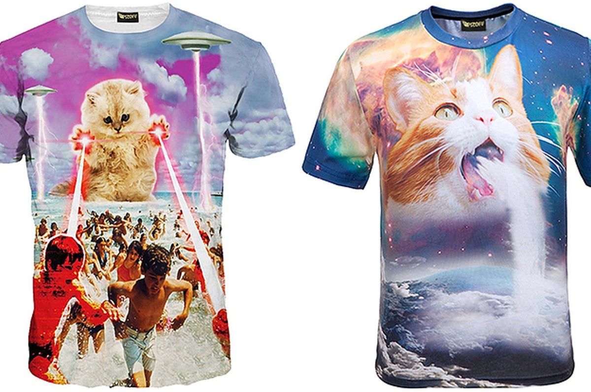 アマゾンで売ってる猫tシャツのデザインが謎すぎて最高にクール