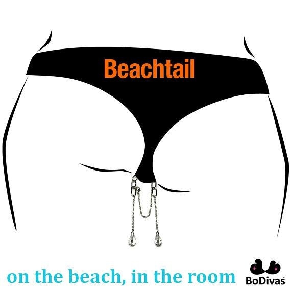 Let's just get right to it, shall we? BoDivas, a Tokyo-based accessory company, is selling a product dubbed the "BeachTail" and it is essentially just a charm bracelet for your crotch.