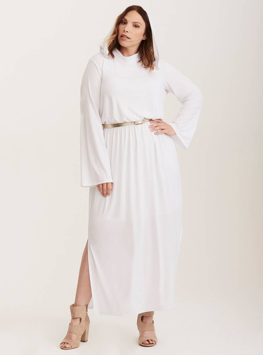 open lace back dress Princess Leia Cosplay Costume Star Wars Leia Dress For Women Plus Size –  Lydiacosplay main image 1