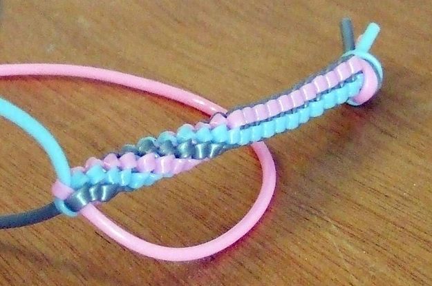 DIY Fun Learn How To Make Your Own Bracelets With Plastic String   Sweetandspark