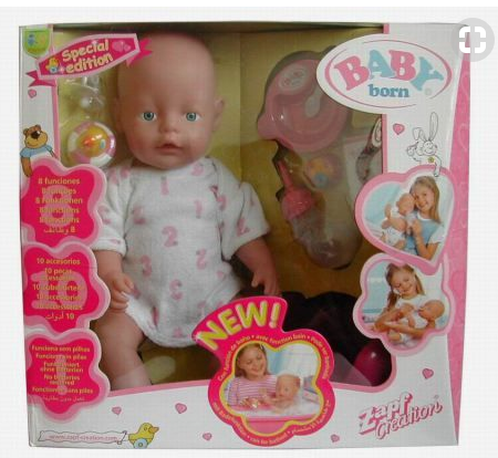 crawling baby doll 90s