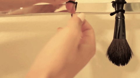 Follow these steps to help keep your brushes in the best shape.