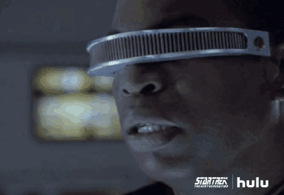 “You all are white men and have no clue about the sexuality of a black man and how that dynamic has been bashed in white normative culture for over 200 years. And the fact you are unwilling to see the sexuality of Geordi only tells me that you have bought into that bashing and I want you to open your eyes and see beyond your own conditioned limitations.”