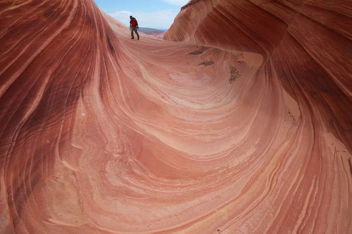 The Wave in the Vermilion Cliffs National Monument in Arizona.