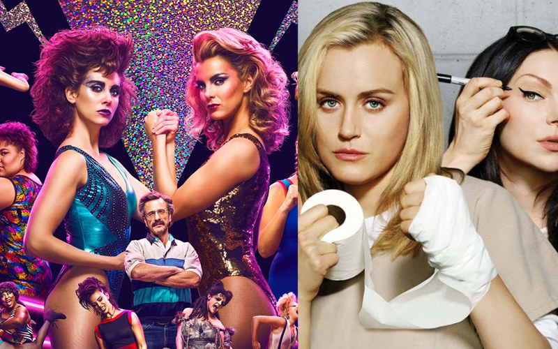 Netflix lleva años dando en el clavo con sus comedias protagonizadas por un reparto coral femenino. Tanto en la conocida Orange is the new black como en la recién estrenada Glow, vemos a un grupo de mujeres cada una con su personalidad, sus sueños, sus motivos y sus luchas. Ya era hora de ver series donde se cumpla el Test de Bechdel.