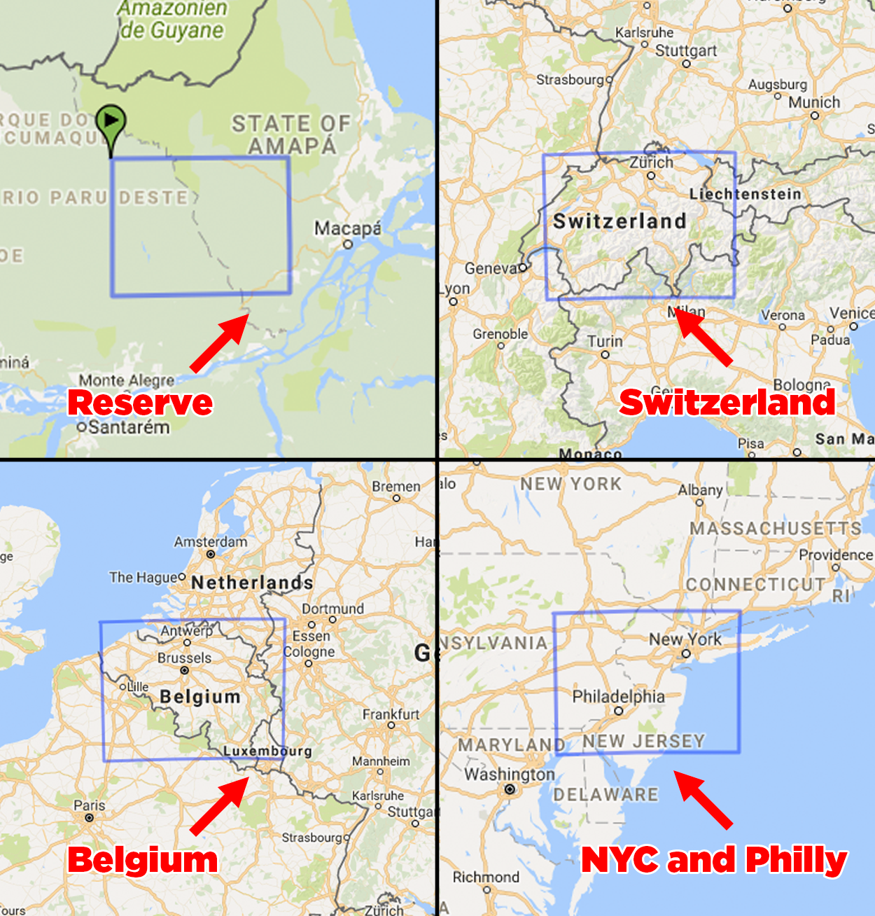 This Is How Big The Part Of The Amazon Brazil Just Opened Up To Mining