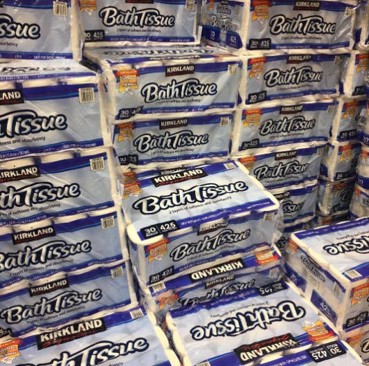 Ziploc bags, for one, might only come in three options (small, medium, large). This is so workers can simply forklift entire pallets of items into their spots and not have to unpack and hand-stack dozens of different color and size options.