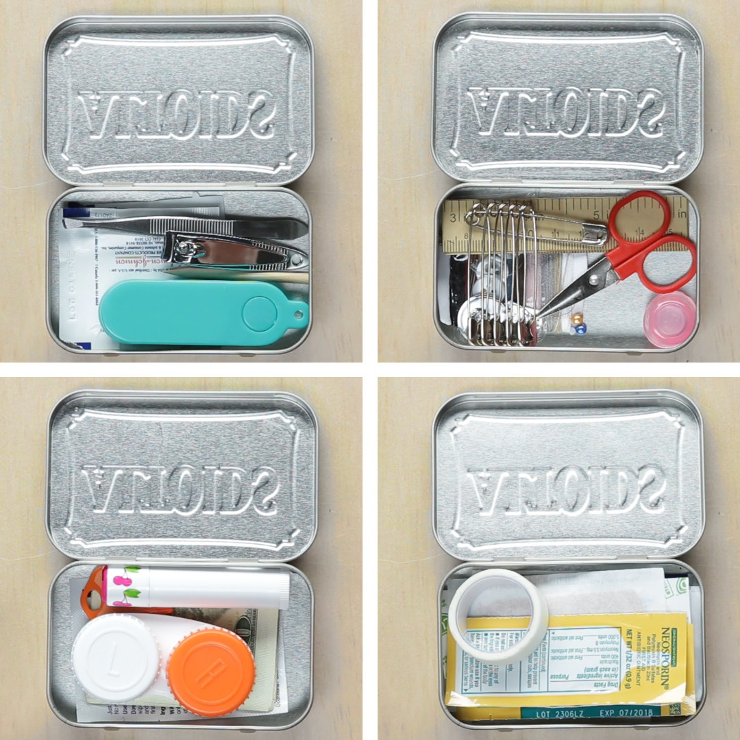 Recycled Altoids Tin First Aid Kit