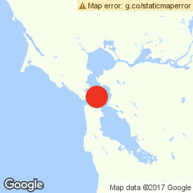 Map of San Francisco, CA