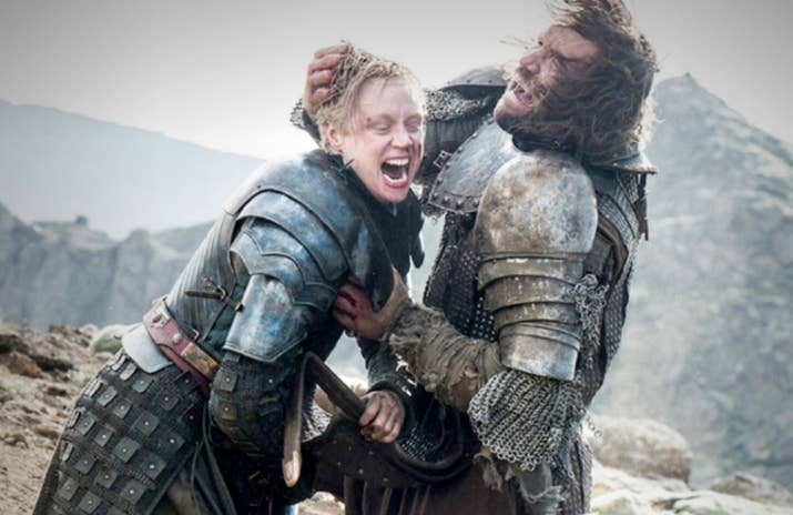 Brienne beat the Hound, but Arya ran away from both of them. With Arya now safe at Winterfell, and Brienne and the Hound both fighting on the same side, it'd be great to see these two warriors interact on friendlier terms (as friendly as the Hound gets, anyway). Especially since both of their journeys have been largely defined by their relationships with the Stark sisters.