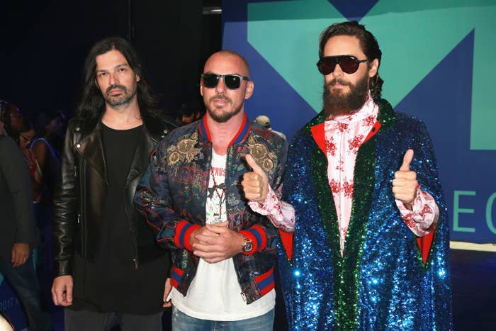 Jared Leto Wore A Cape To The VMA's Like Only He Could