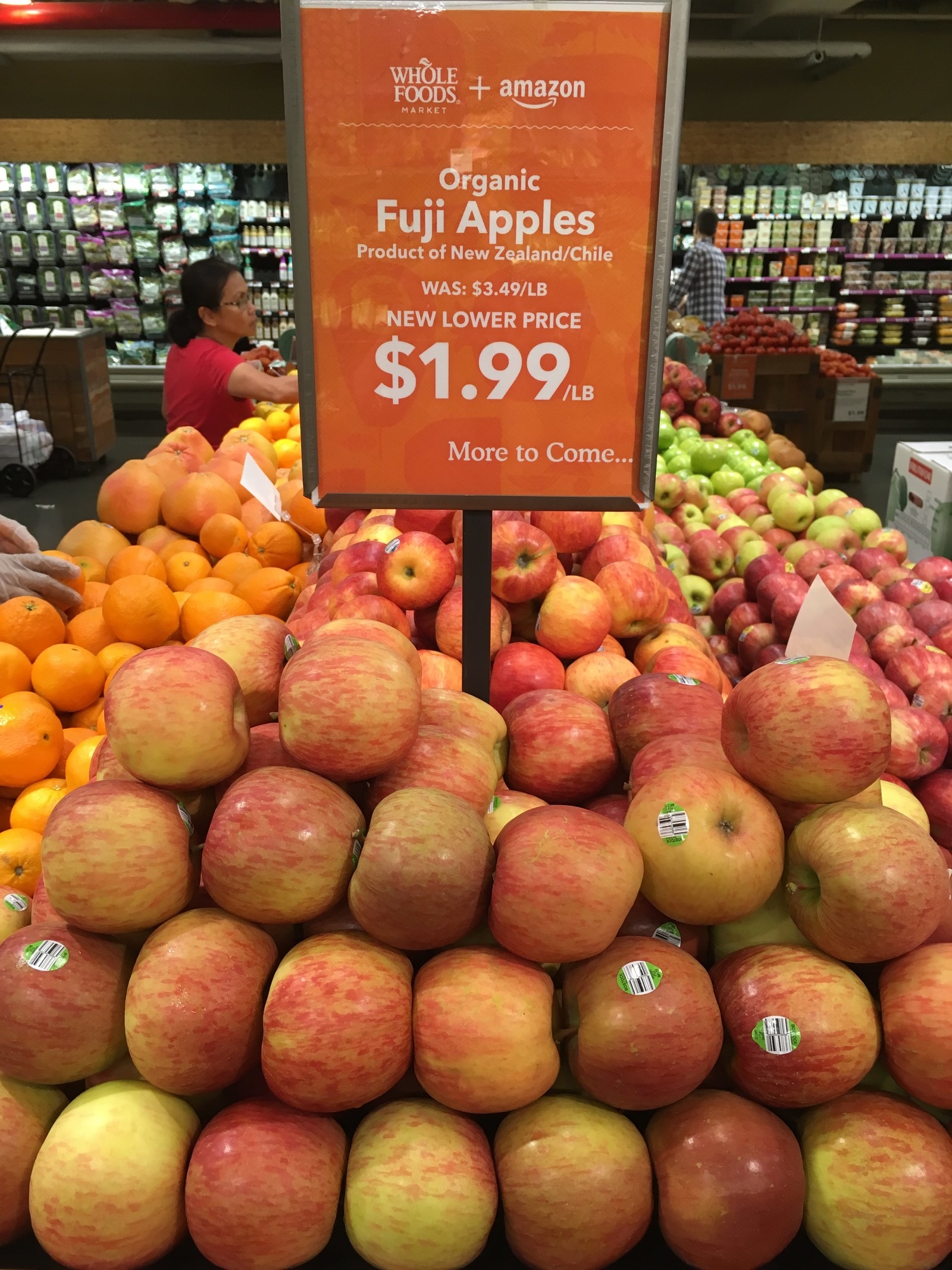 Organic Fuji Apples at Whole Foods Market