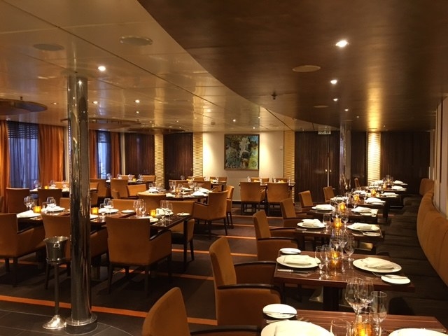 Re-imagine the stereotypical "cruise dining experience" when you board the Carnival Sunshine. In addition to all-inclusive, casual dining options like Guy's Burger Joint and BlueIguana Cantina, buests can turn their dining events to a special occasion by visiting Fahrenheit 555.