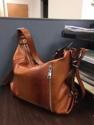 real leather shoulder bag