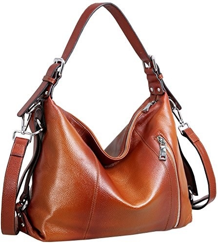 Womens Handmade Aleph Genuine Leather Handbags Shoulder Sling Hobo Crossbody Bag Satchel Designer Purse Daily Work Travel Ideal Occasion 