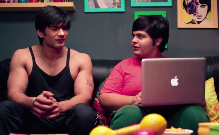 A straight guy moves in with two gay guys, and we watch him come face-to-face with the various issues the LGBT community faces in India. Check it out here.