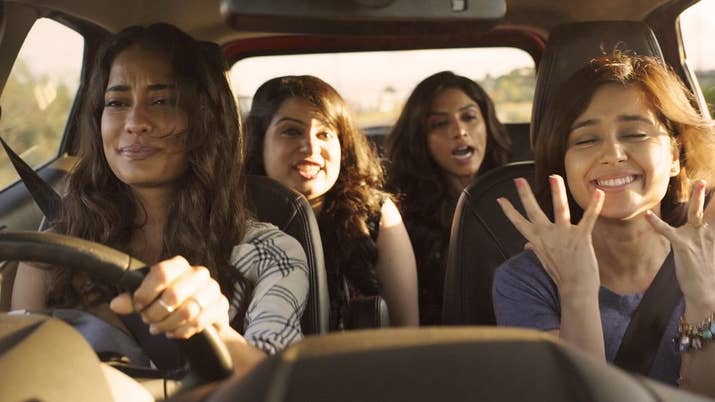 Four best friends embark on a road trip before one of them gets married. On the journey, they revaluate their own lives, decisions, and the friendship they share. If nothing, watch it only for Mallika Dua's antics. Check it out here.