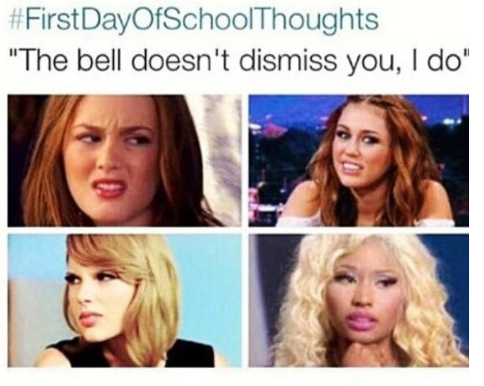 19 Secret Little Thoughts We All Have On The First Day Of School