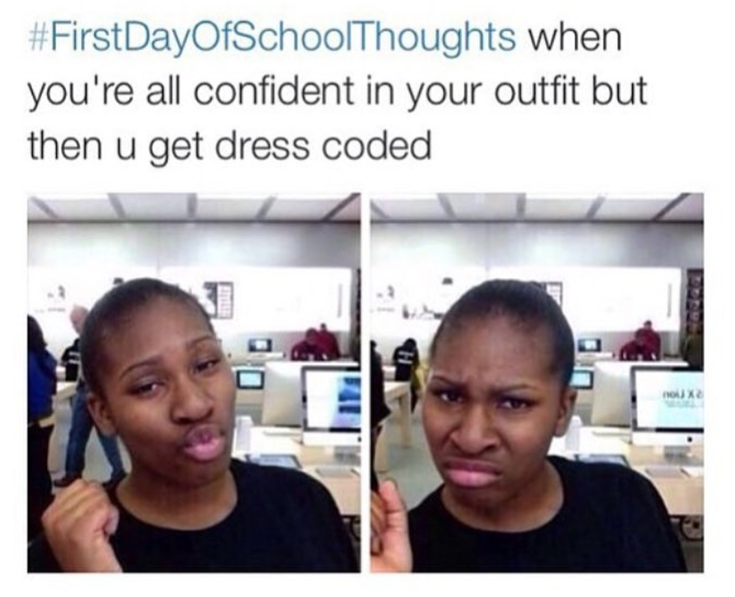 19 Secret Little Thoughts We All Have On The First Day Of School