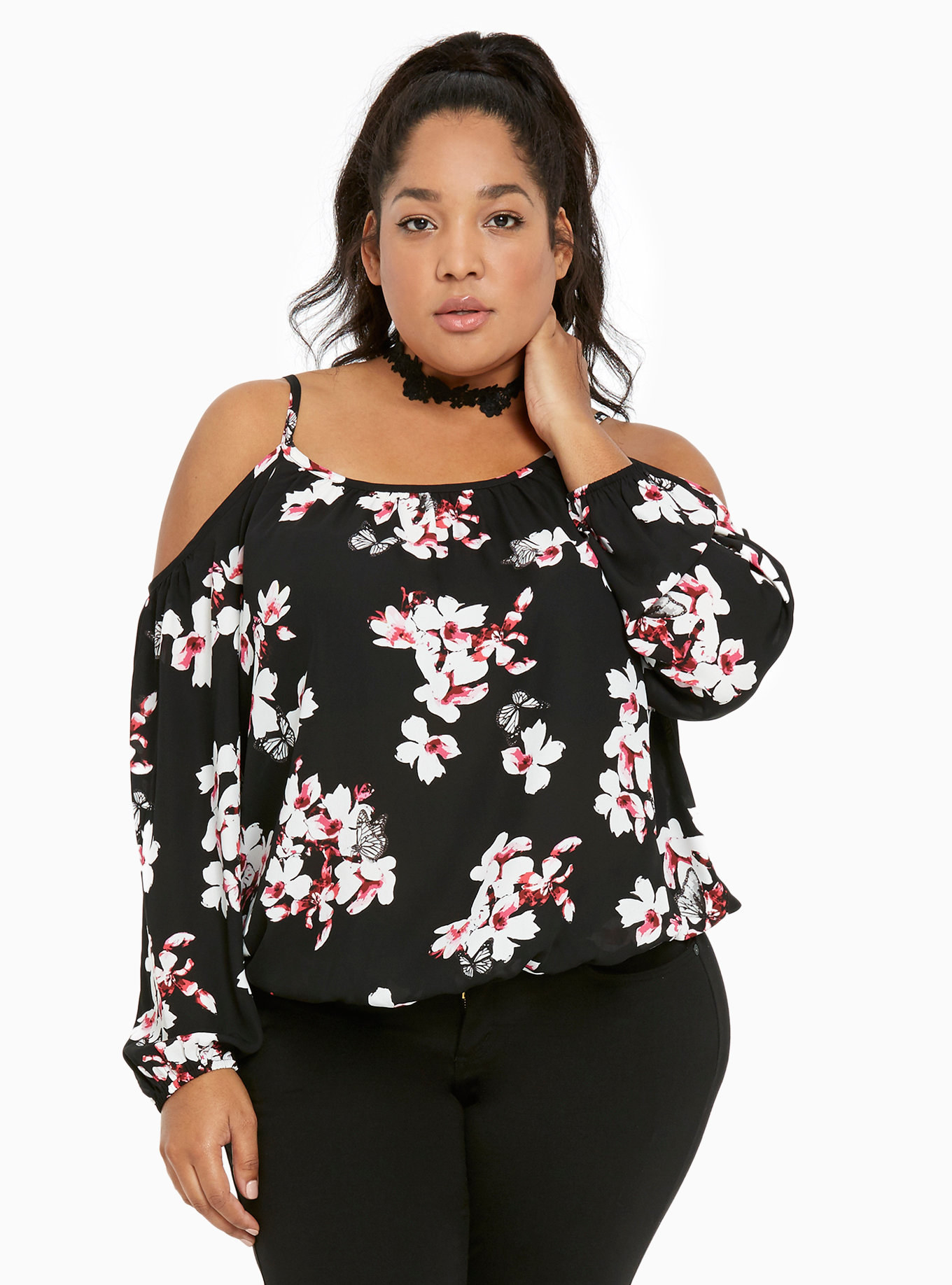 cute tops for large bust