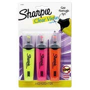 Sharpie® Clear View HighlighterBold Tip3ct - Multicolor Ink