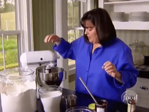 That way, when it comes time to bake, all you'll need to do is combine the two mixes. Ina even suggests completely mixing muffin batter the night before and baking it in the morning for fresh muffins anytime. For more make-ahead tips like this, check out her book Make It Ahead.