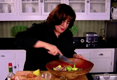The same one you used to slice open the avocado. This gives your guacamole a nice chunky texture and saves you on extra dishes to clean. Get the recipe here.