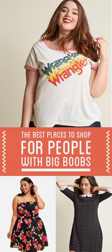 Big Tits Black Blouse - 17 Of The Best Places For People With Big Boobs To Shop Online