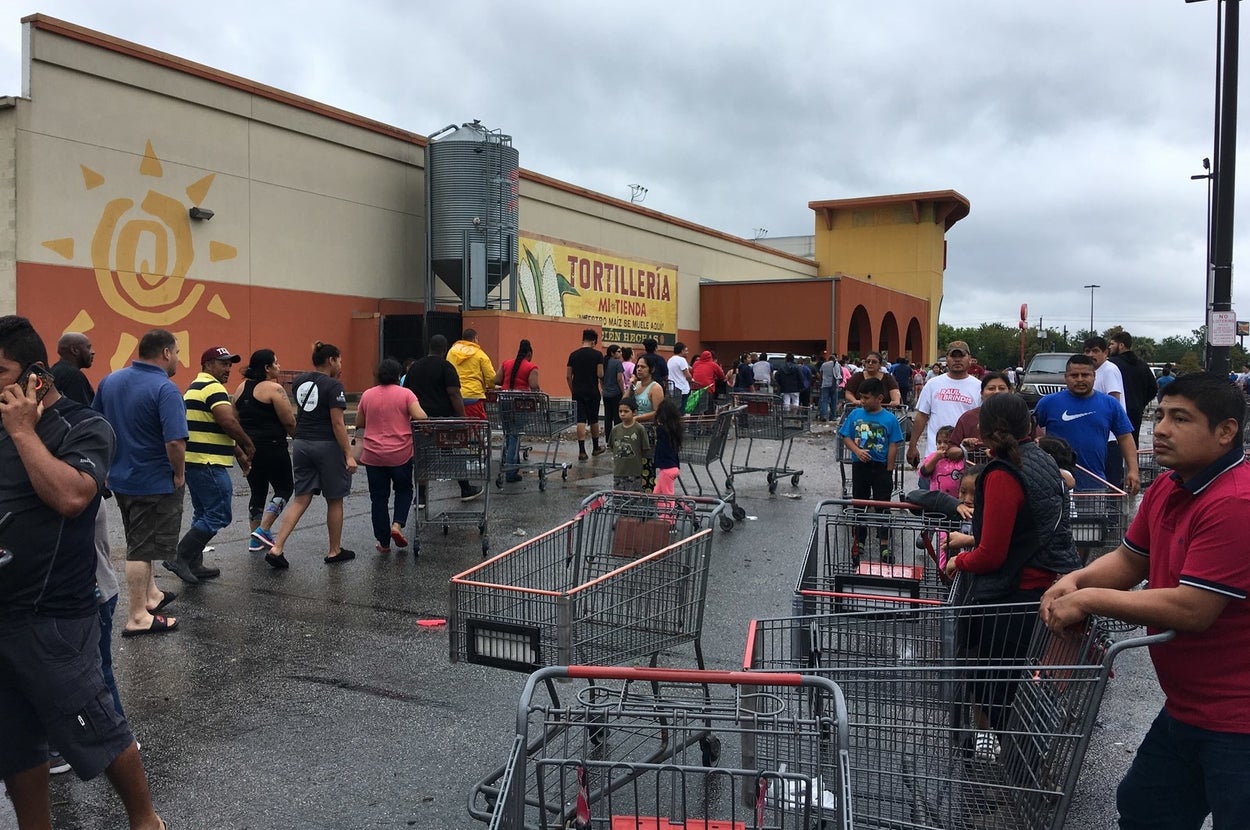 Groceries Are Running Low In Houston, And People Are Starting To Worry