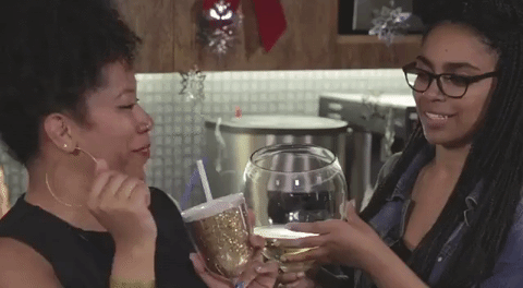 Yes, that is a completely appropriate size of wine glass for this occasion.