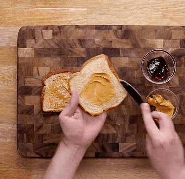 Then, place your fillings in the center: