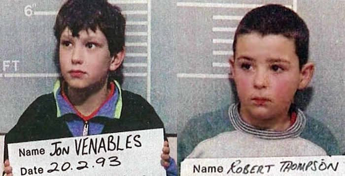 These 10-year-olds lured a 2-year-old boy away from his mom in an England shopping mall in 1993, leading him to nearby train tracks. There, they mutilated the boy so badly, his autopsy couldn't reveal his actual cause of death. —bridgets41 and foxygrandpa93