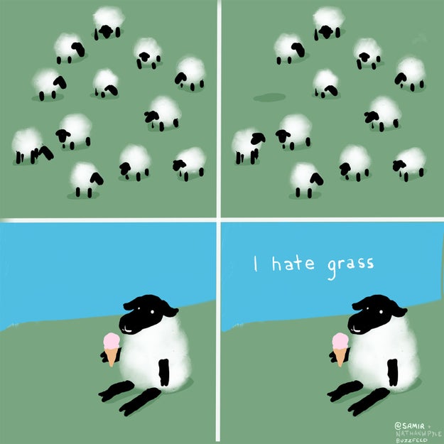 Me as a sheep.